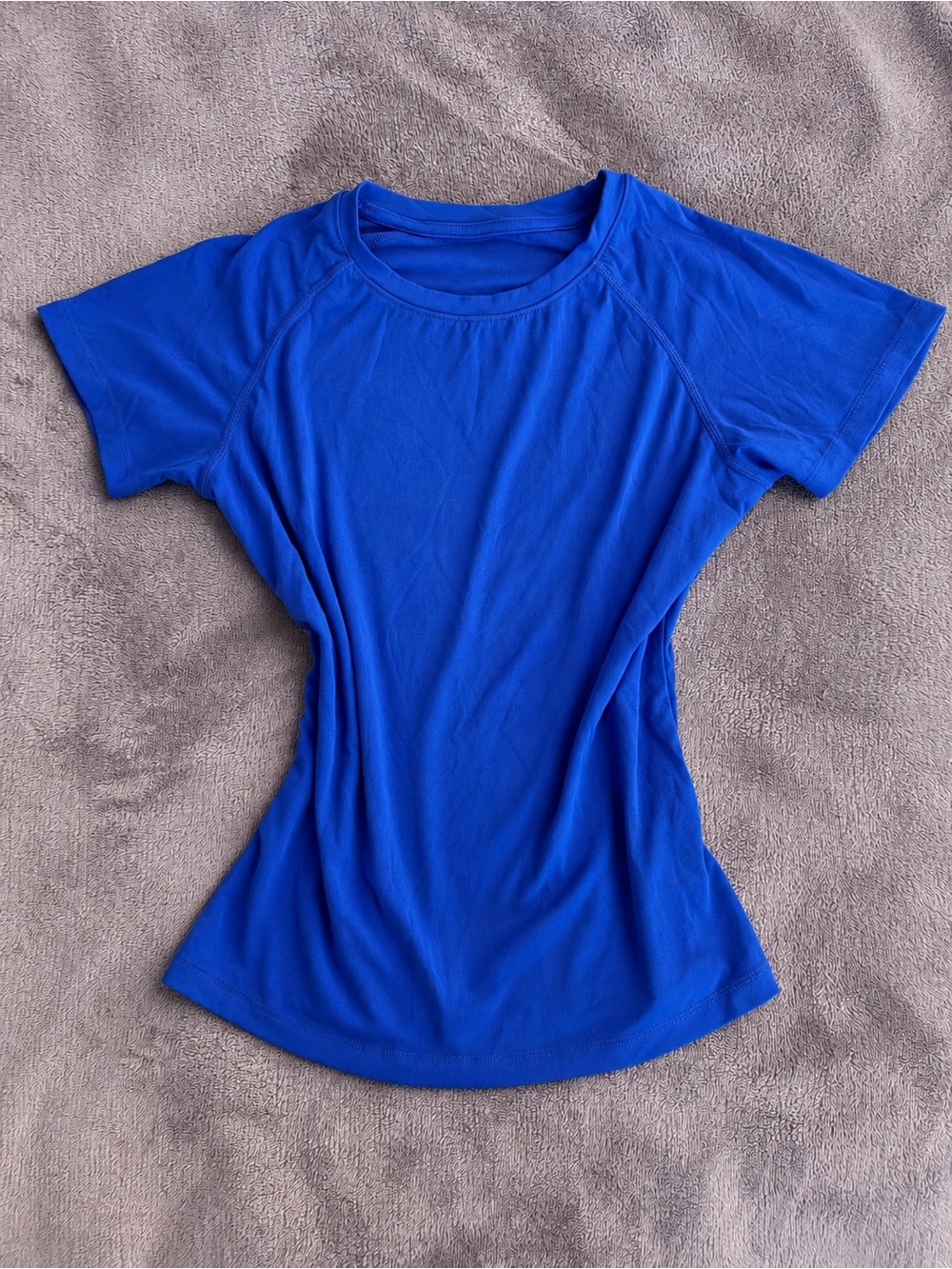 Abardsion Women’s Blue Slim Fit Raglan Sleeve T-Shirt Size Small